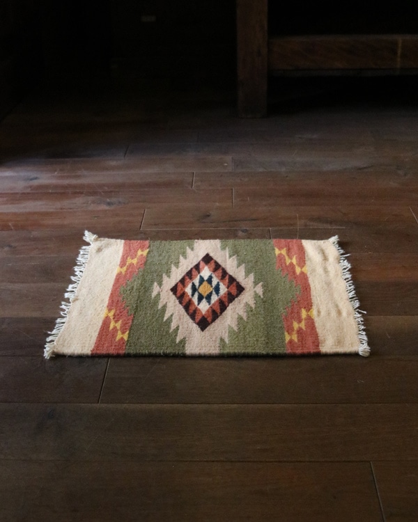 ラグマット BasShu NATIVE RUG インディアンモチーフ ラグ