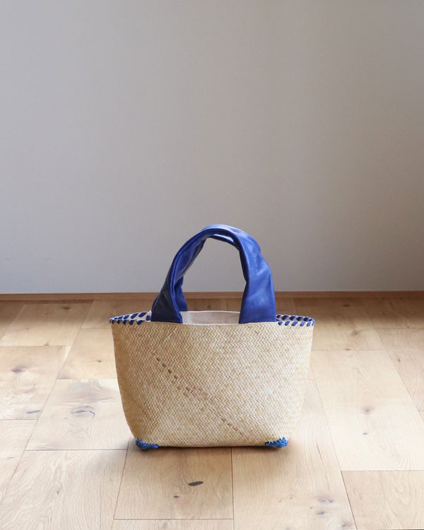 ラタン 持ち手つき バスケット 収納 アンティーク 古道具 【公式通販】