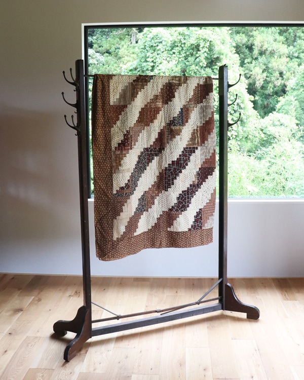 アンティーク 1820年代トワルドジュイ マリアージュ 223㎝バランス キルト アンティーク 1820年代トワルドジュイ マリアージュ 223