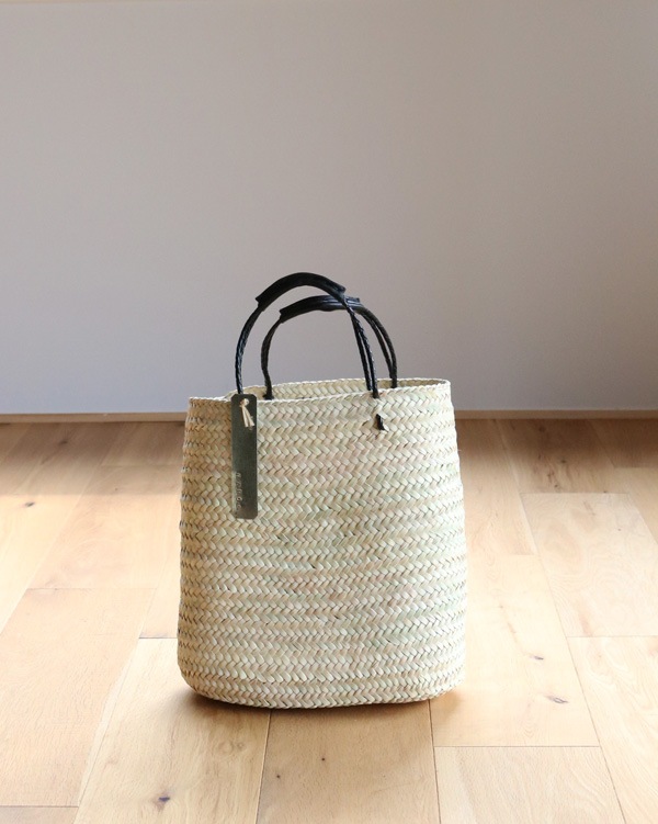 最終値下げ【新品・未使用‼️】ワラン・ワヤン浅型M WARANGWAYAN ワランワヤン｜ストローバスケット 浅型 グリーン M