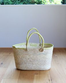 【新品】　warang wayan ワランワヤン　マルシェバッグ　かごバッグ warang wayan」のカゴバッグ、夏の爽やかな装いやお部屋の収納に