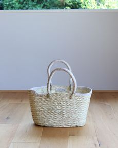 【新品】　warang wayan ワランワヤン　マルシェバッグ　かごバッグ WARANGWAYAN(ワランワヤン)｜ ダブルハンドル マルシェバスケット