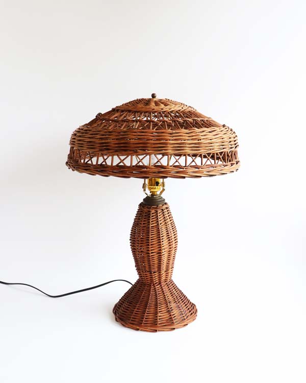 ラタン テーブルランプ