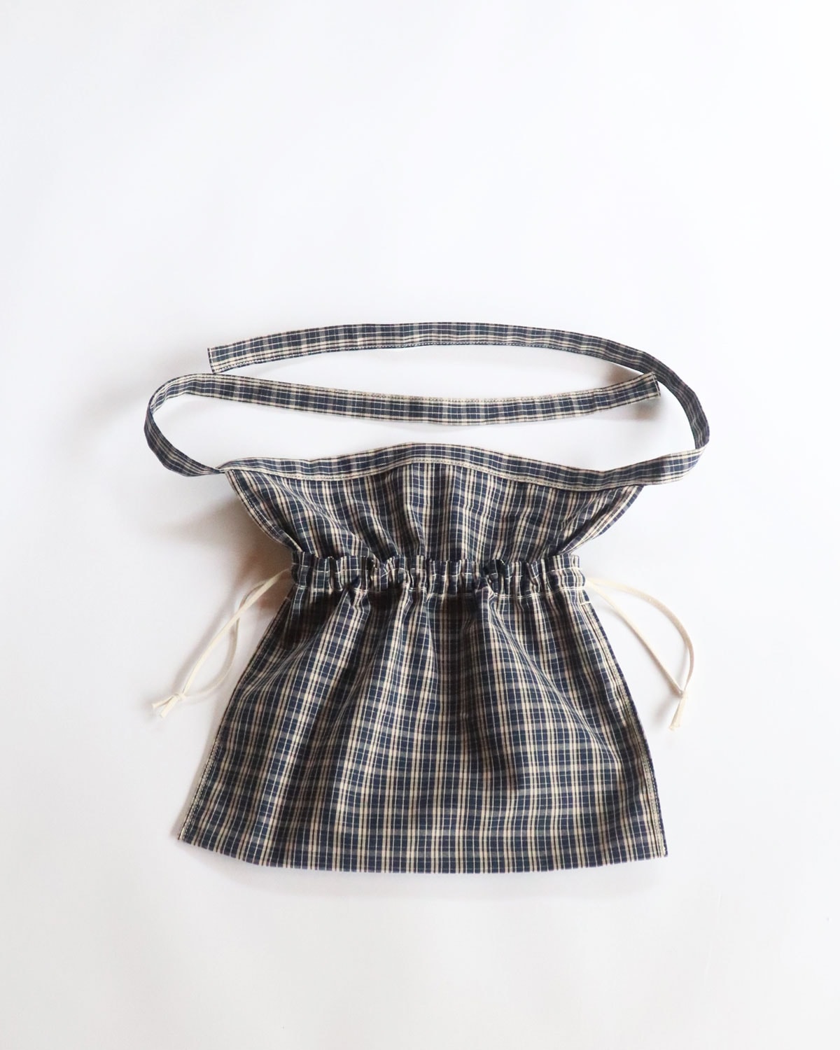 APRON BAG ���ץ���Хå���VINTAGE PLAID/NAVY��