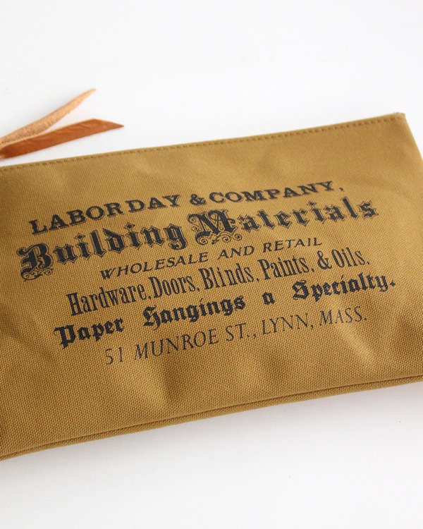 LABOR DAY Flat Tool Pouch  Brown