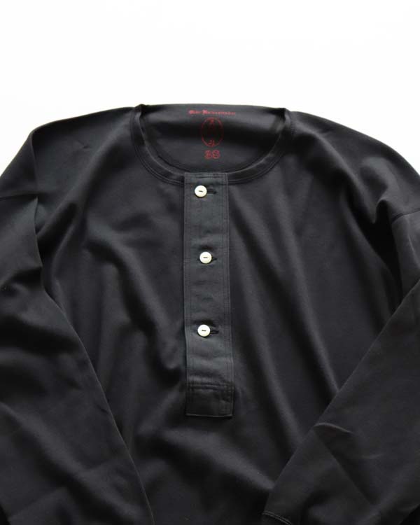 こ*ら様 Olde steader オールドホームステッダー　ヘンリーネ Olde Homesteader｜コットンヘンリーネックロングスリーブプル