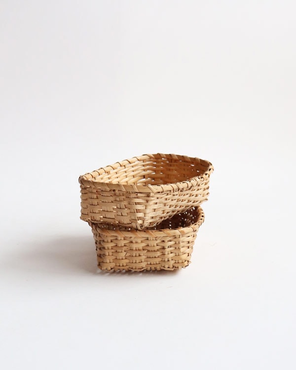 4個セット キッチン・日用品・その他 竹製 おにぎりケース フタ付き