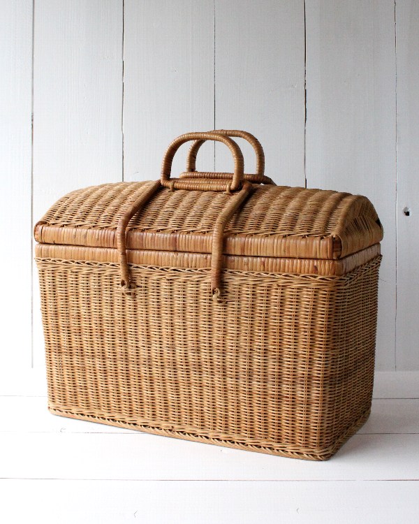 ラタンピクニックバスケット Large