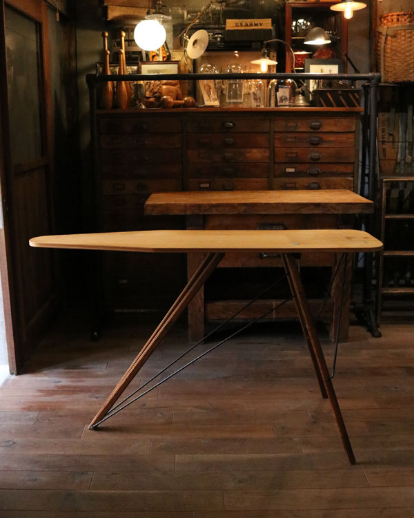 アンティーク木製アイロン台