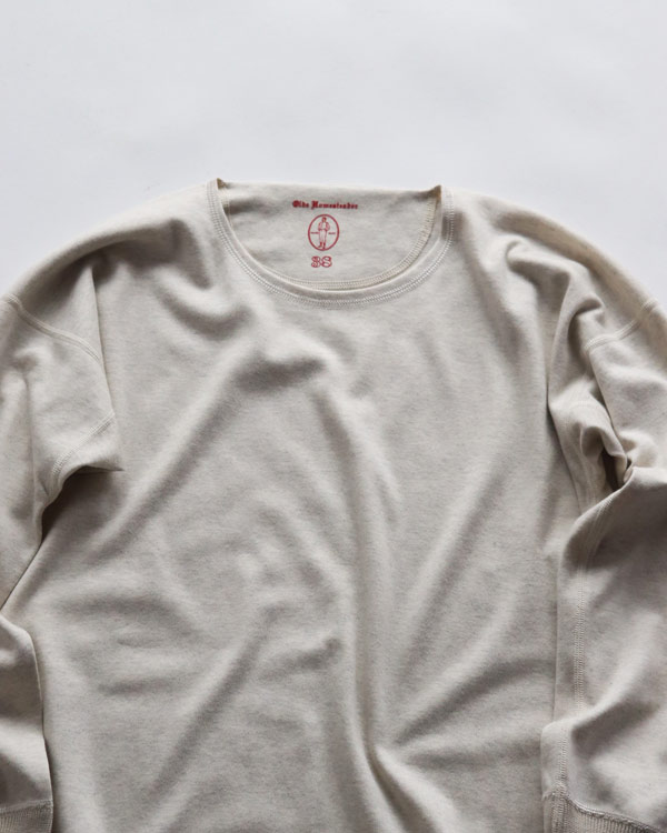 OLDE HOMESTEADER(������ɥۡ��ॹ�ƥå���) ���롼�ͥå����󥰥��꡼�� Ecru Heather