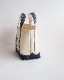 LABOR DAY Tool Bag XS Natural / Ink Blue