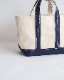 LABOR DAY Tool Bag XS Natural / Ink Blue