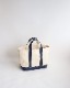LABOR DAY Tool Bag XS Natural / Ink Blue