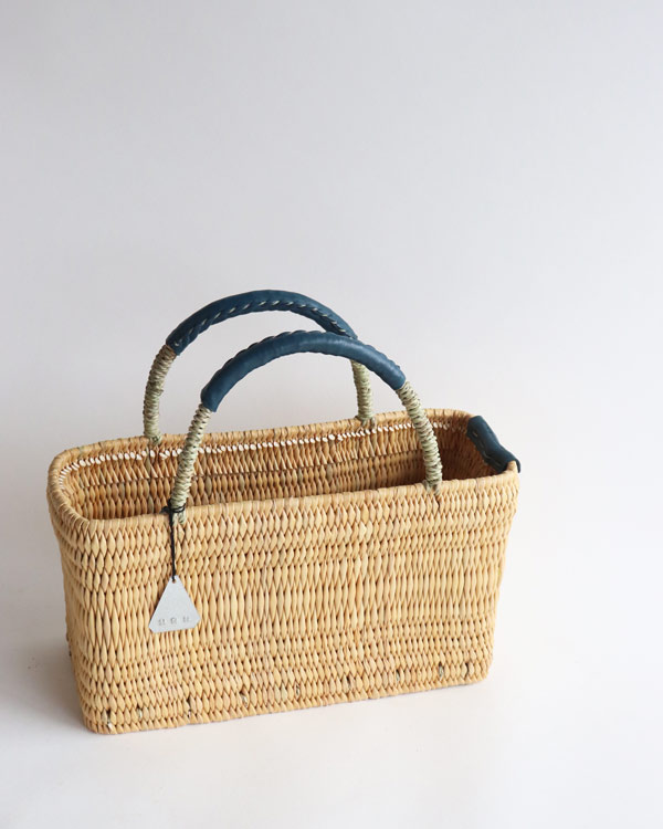 wayan morocco (ワランワヤン カゴ　バスケット　浅型Sサイズ warang wayan morocco】ストローバスケット浅型 S・M - store