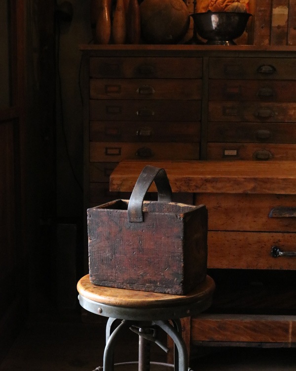 アーリーレザーハンドル ウッドボックス