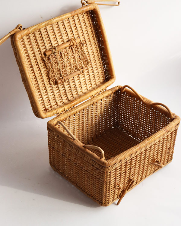 ラタンスクエアバスケット JP-036