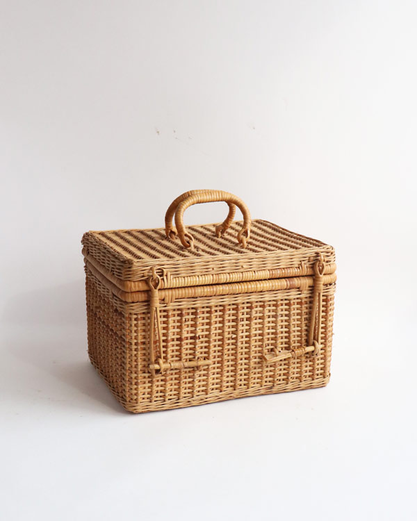 ラタンスクエアバスケット JP-036