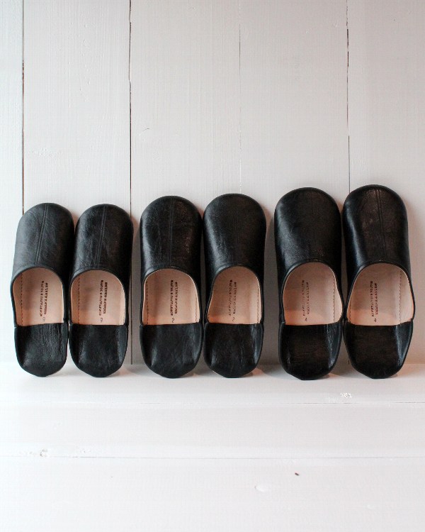 ワランワヤン　外履き　warang wayan  バブーシュ　フラットシューズ WARANGWAYAN(ワランワヤン) バブーシュ ブラック[生活雑貨と