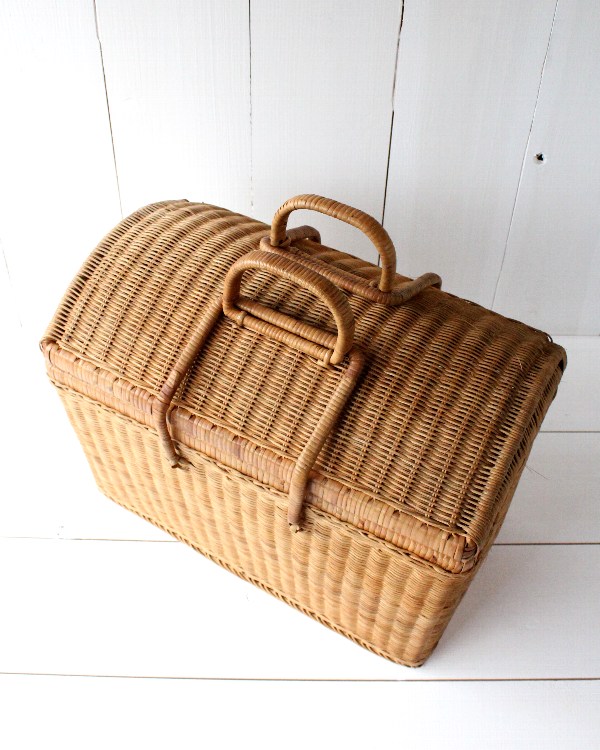 ラタン　籐バスケット　ピクニックバスケット　特大サイズ rattanhouse_31-50-mk01