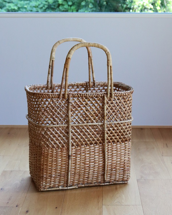 ウィッカーバスケット L