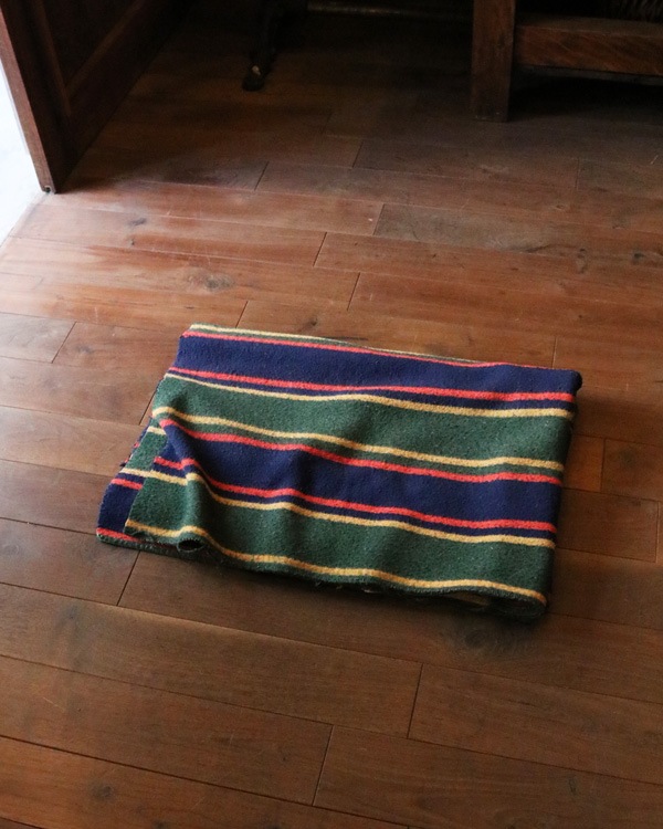 PENDLETON ストライプ ウールブランケット☆美品 ストライプ ウールブランケット