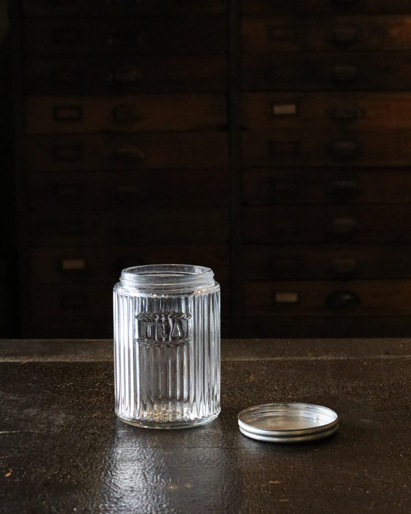 激レア　ヴィンテージ　アトラス　ガラスジャー TEA