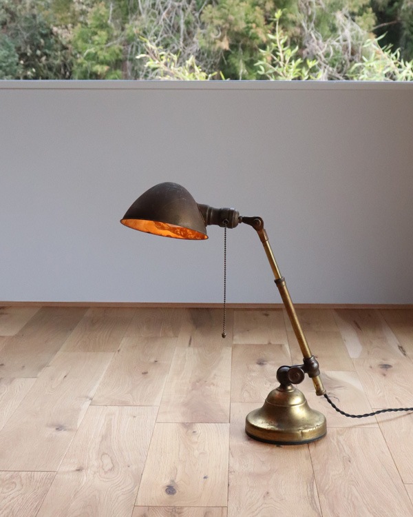 ダ*ン様 フランスデスクランプ デスクランプ.インダストリアル フランスアンティーク照明