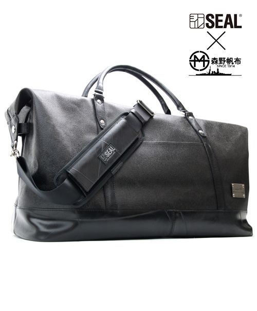 SEAL 森野帆布コラボ／トラベルボストンバッグ/ネイビー 森野帆布コラボ／トラベルボストンバッグ | 日本職人が作る