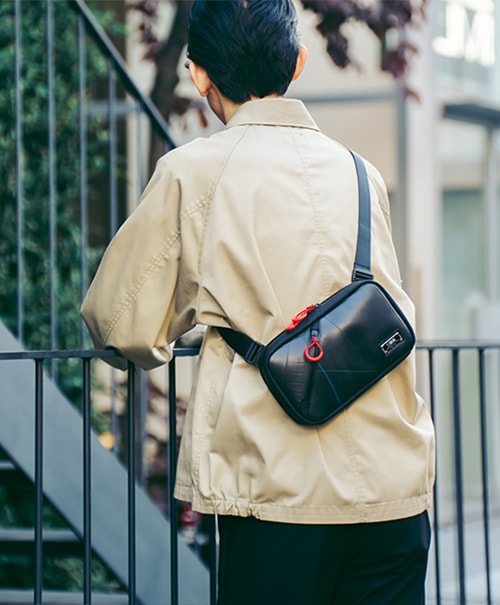 オーガナイザーショルダーバッグ | 日本職人が作るメンズ トート