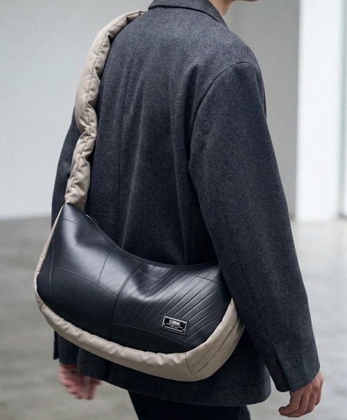 BABY,　シャーリングバックルJSK 無地PK シャーリングショルダーバッグ M | 日本職人が作るメンズ トート