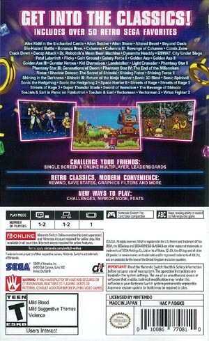 (����NS����)SEGA Genesis Classics �������ǡ�