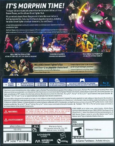 (PS4)Power Rangers: Battle for the Grid - Super Edition ǡ