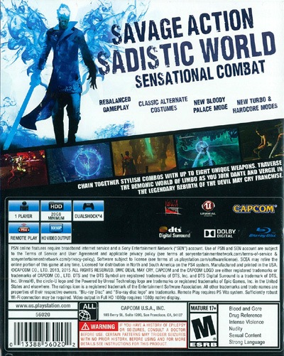 (����PS4����)DmC: Devil May Cry Definitive Edition �������ǡ�