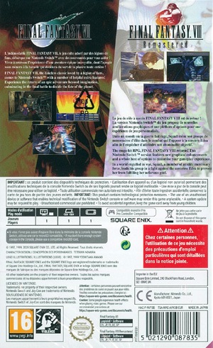 (NS)Final Fantasy VII & VIII Twin Pack EUǡ