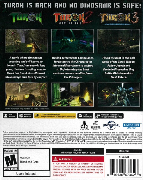 (����PS5����)Turok Trilogy Bundle �������ǡ�