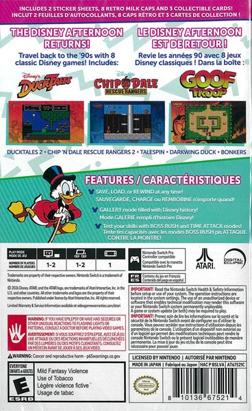 (����NS����)Disney Afternoon Collection �������ǡ�