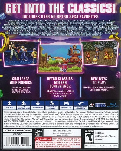 (����PS4����)SEGA Genesis Classics �������ǡ�