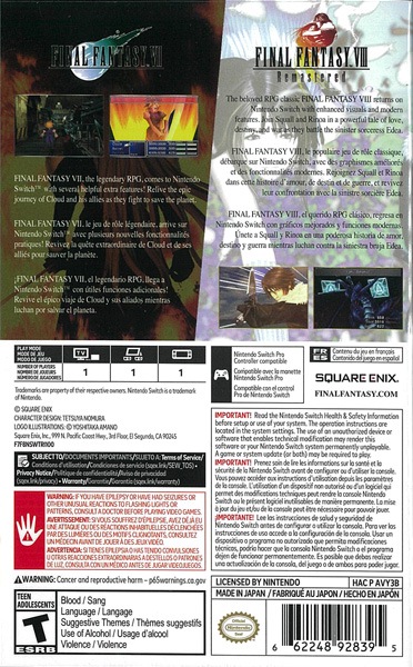 (����NS����)Final Fantasy VII & VIII Twin Pack �������ǡ�