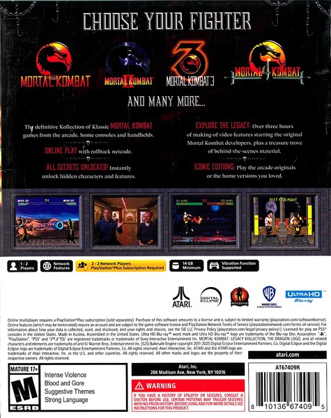 (����PS5����)Mortal Kombat Legacy Kollection �������ǡ�