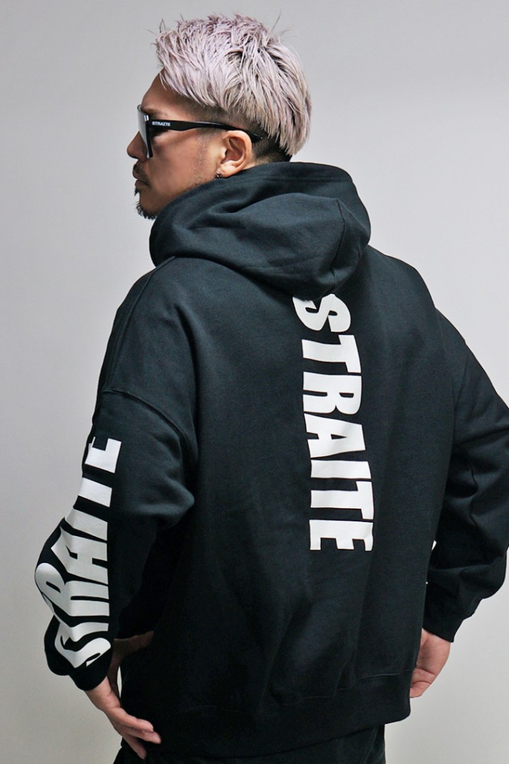 スリーブイタリックロゴビッグプルパーカー[STRAITE] | すべての商品