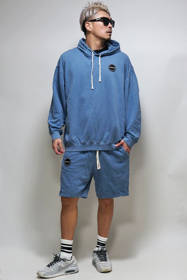 Wappenガーメントダイスウェットハーフパンツ【予約制】[STRAITE