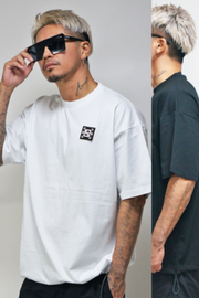 ドローコードラバーワッペンビッグTシャツ【１週以内発送】[STRAITE]
