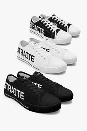ビッグロゴキャンバスローカットスニーカー【予約制】[STRAITE]