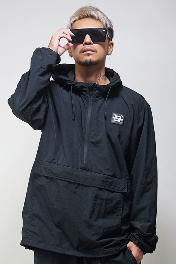 ラバーワッペンワッシャーナイロンパーカー【予約制】[STRAITE