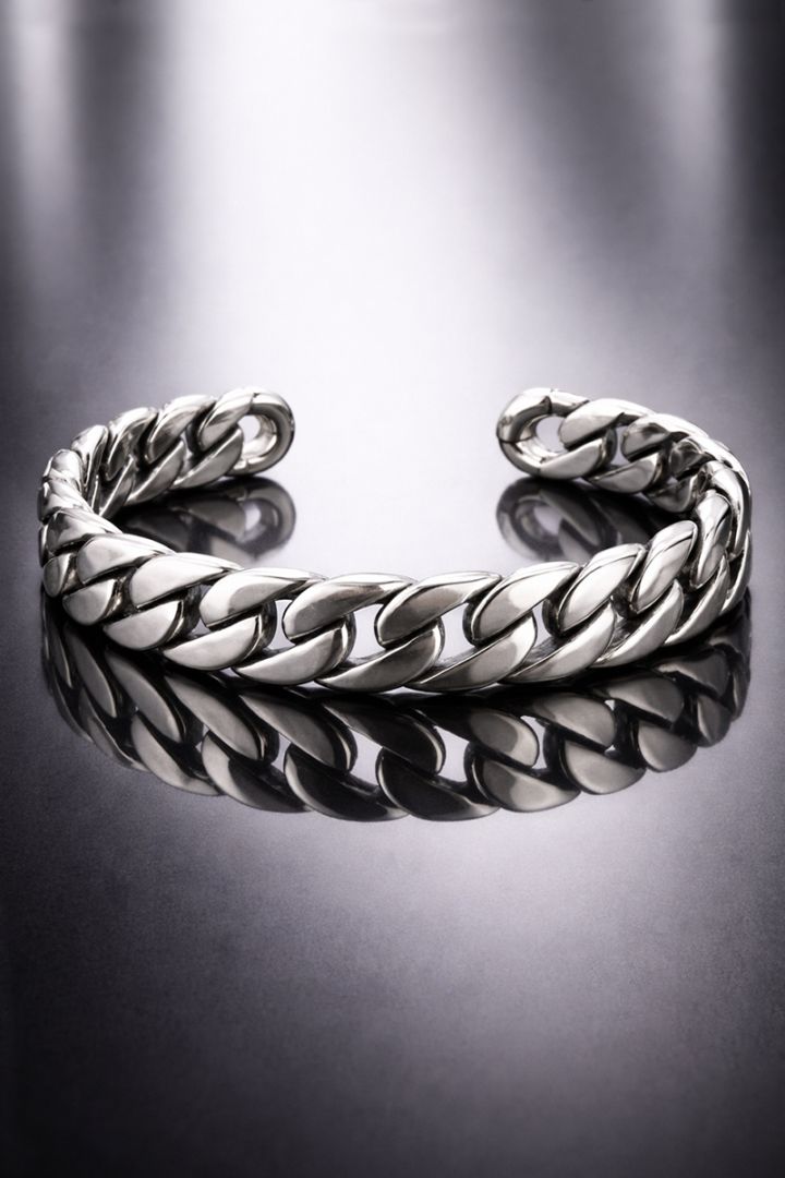 FLAT LINK喜平シルバー925バングル【予約制】[STRAITE] | アクセサリー