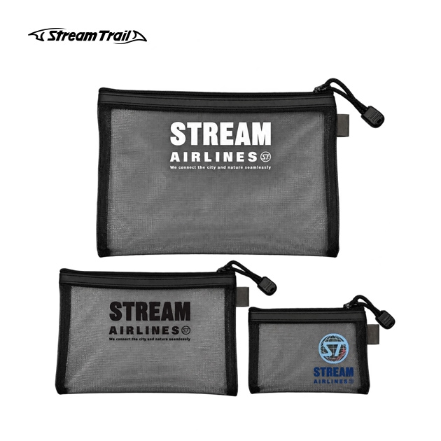 STREAM AIRLINES MESH BAG SET�ʥ�å���Хå����åȡ�3������1���å�