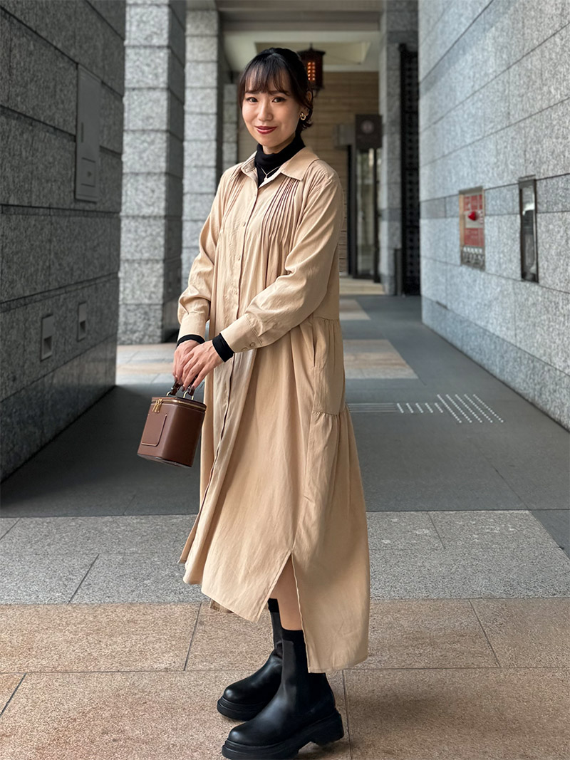 ピンタックティアードワンピース | ワンピース,長袖 | ST.ROONEY