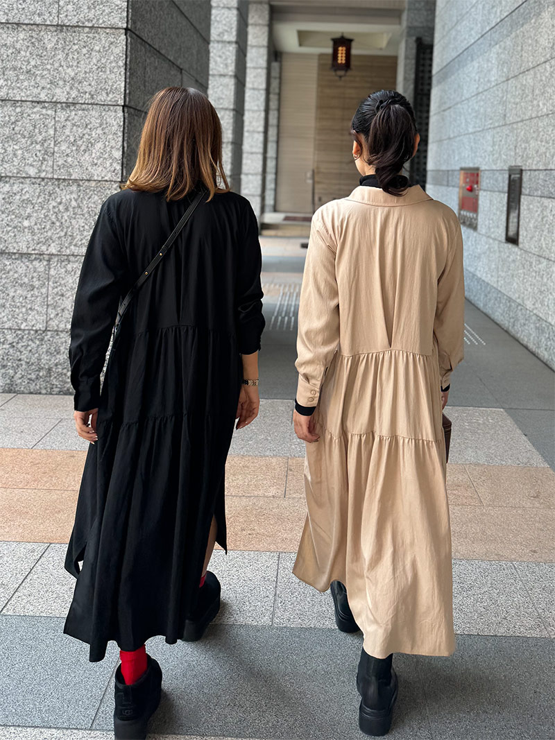 ピンタックティアードワンピース | ワンピース,長袖 | ST.ROONEY