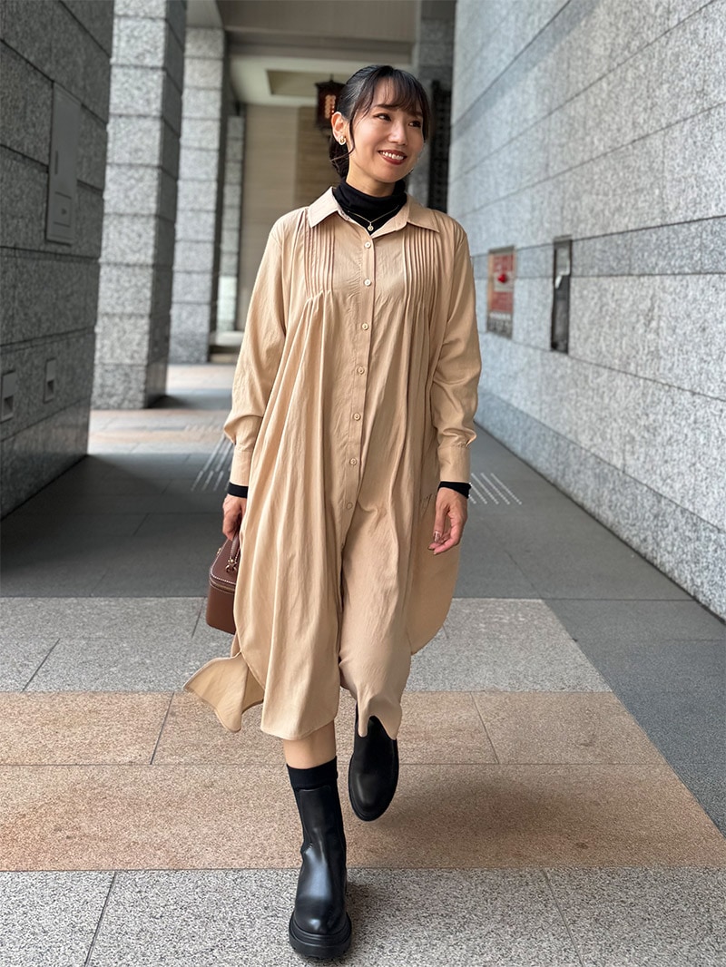 ピンタックティアードワンピース | ワンピース,長袖 | ST.ROONEY