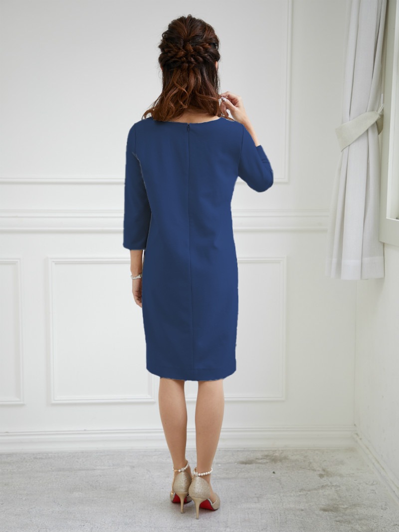 ブルーレーベル・ブルガリ 七分袖ワンピース ブルーレーベル・ブルガリ 七分袖ワンピース